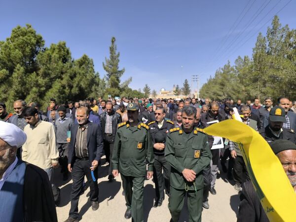 حضور پرشور مردم شهر حسن آباد جرقویه علیا در روز قدس