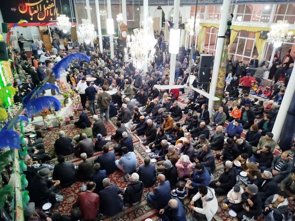 مراسم ولادت حضرت ابوالفضل العباس (ع) در حسینه شهرستان کاشمر 