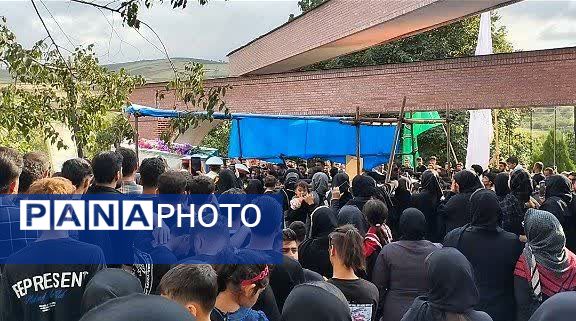 تشییع پیکر شهید مدافع امنیت در میاندورود 