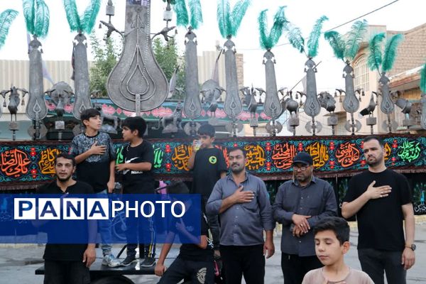 مراسم سالروز شهادت امام حسن مجتبی(ع) در شهر قنوات قم