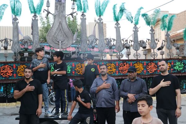 مراسم سالروز شهادت امام حسن مجتبی(ع) در شهر قنوات قم