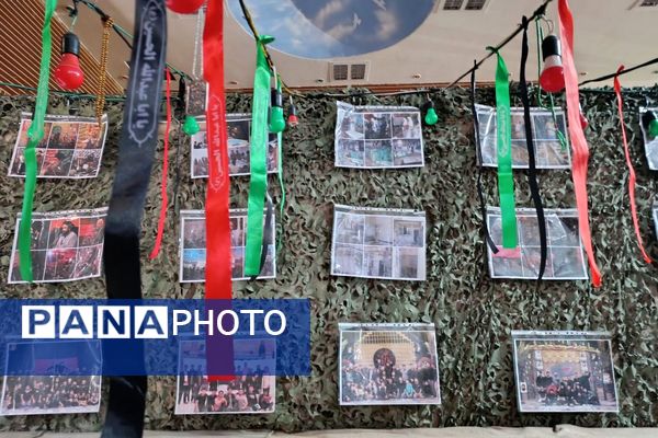 ادای احترام دانش‌آموزان دبیرستان هدی به مقام شامخ شهدا در یادواره محلی