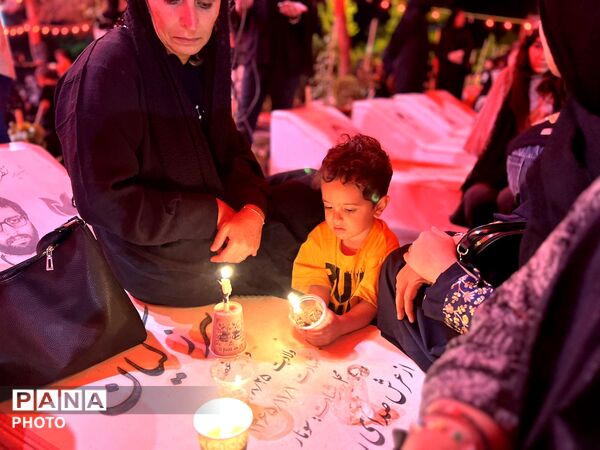 مراسم شام غریبان در ساوجبلاغ شهرک ینگی امام 