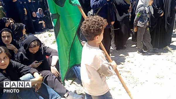 عزاداری چهار مین روز از ماه محرم در بوژ آباد میهمان قاب پانا