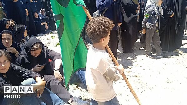 عزاداری چهار مین روز از ماه محرم در بوژ آباد میهمان قاب پانا