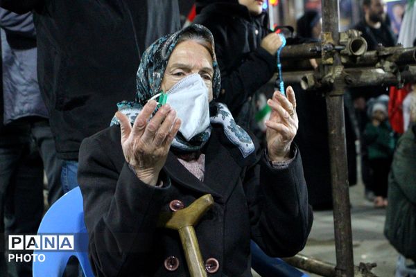 تجمعات شبانه در اسلامشهر با حضور گسترده‌ شهروندان 