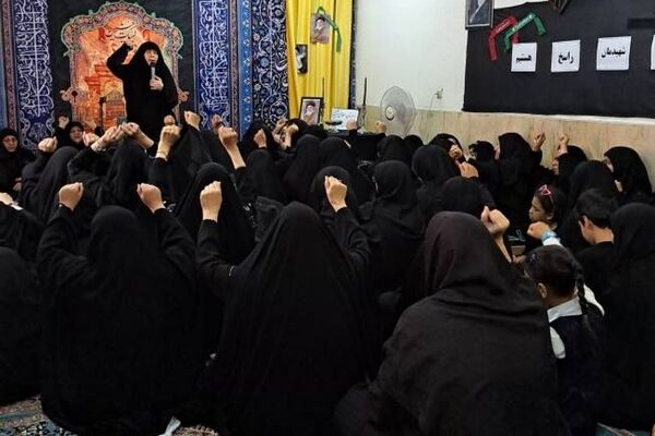  مراسم هفتم امام شهید ایران در دبیرستان تزکیه شهرری