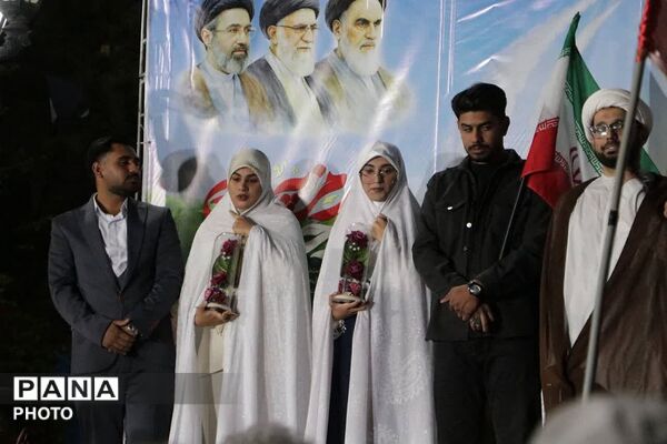 مراسم تجلیل از 2 زوج جوان در شبهای عهد و پیمان