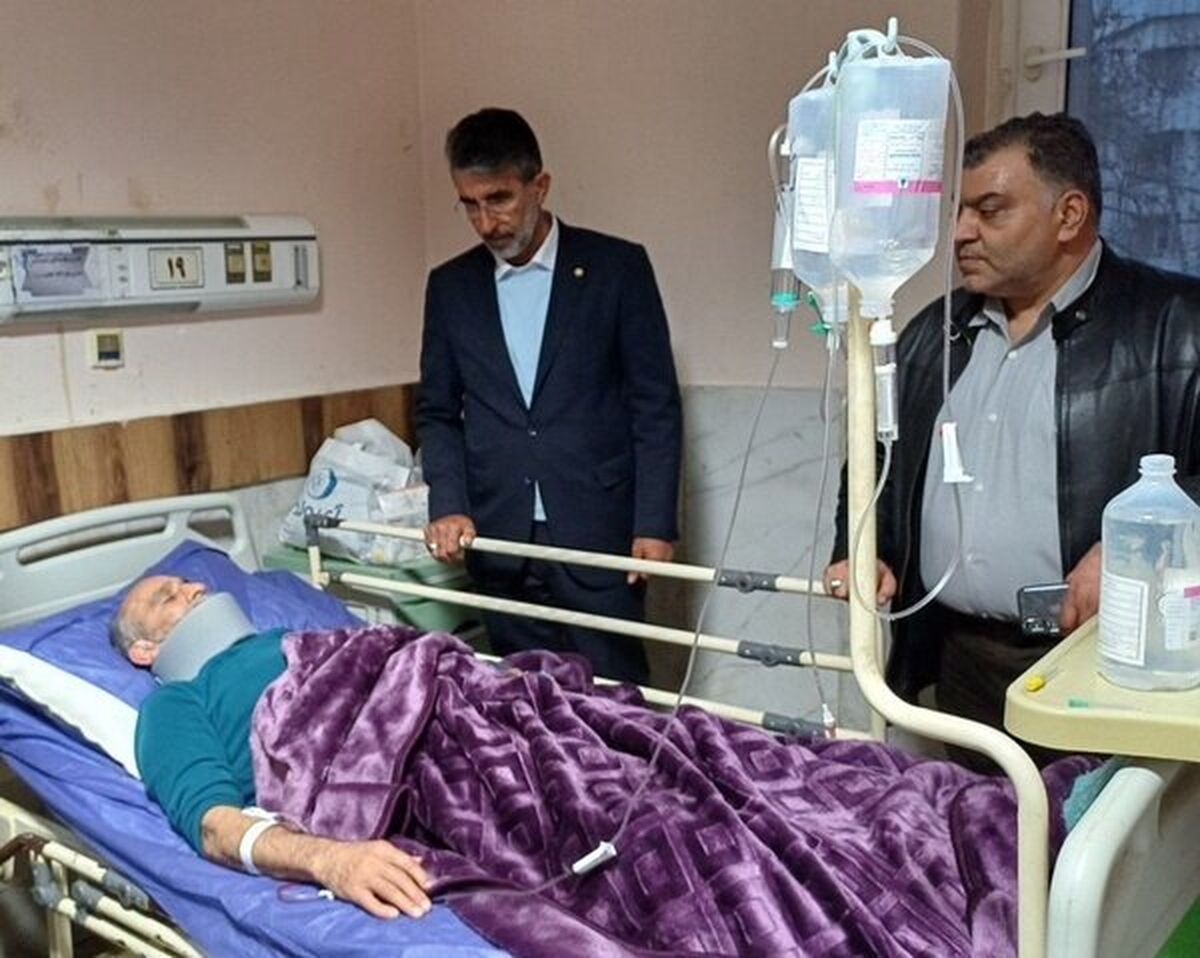 عسگری محمدیان دچار سانحه رانندگی شد