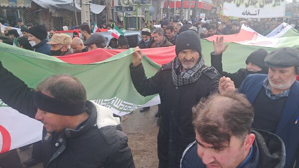 راهپیمایی ۲۲ بهمن در آشخانه