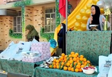 جشن مولود کعبه و روز پدر در دبیرستان گراشی