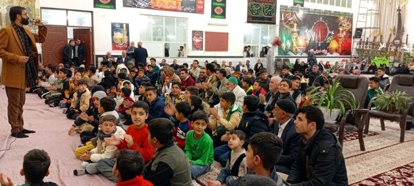 جشن باشکوه ولادت امام علی (ع) در روستای نقاب خلیل آباد