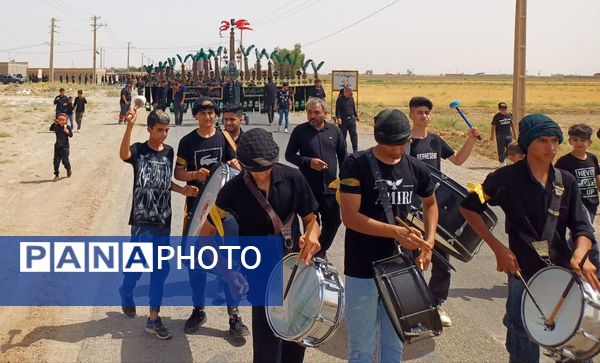 عزاداری در روستای مومن آباد قم