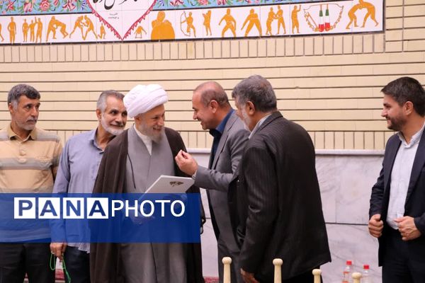 آیین افتتاح زورخانه مهدیه شهدا در شیراز