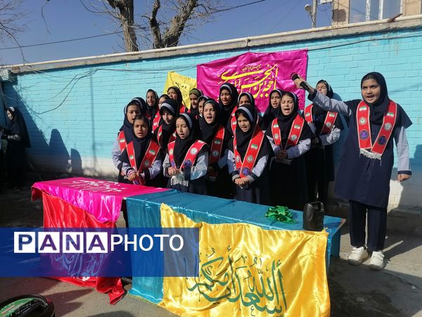 موکب نیمه شعبان در مدرسه نخودی