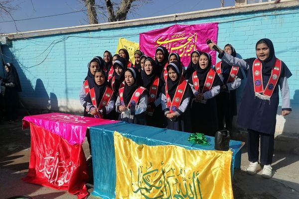 موکب نیمه شعبان در مدرسه نخودی