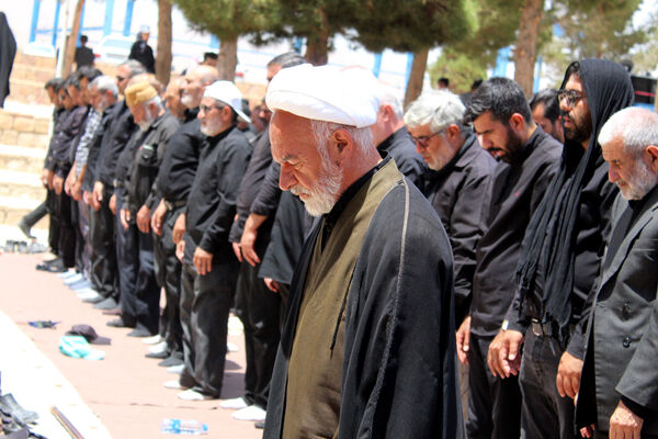 عزاداری عاشورای حسینی در شهر درق