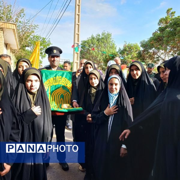 استقبال از خادمان حرم مطهر امام رضا (ع) در شهرستان فاروج 