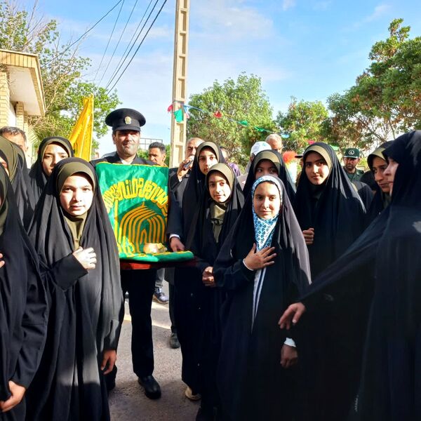 استقبال از خادمان حرم مطهر امام رضا (ع) در شهرستان فاروج 