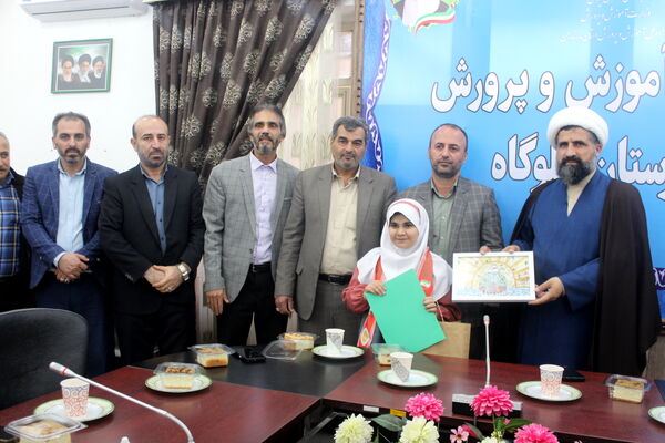 آیین تقدیر از دانش‌آموزان برگزیده مسابقات و جشنواره‌های بین‌المللی در گلوگاه