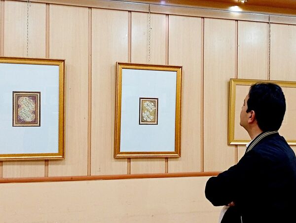 نمایشگاه خوشنویسی در کاشمر