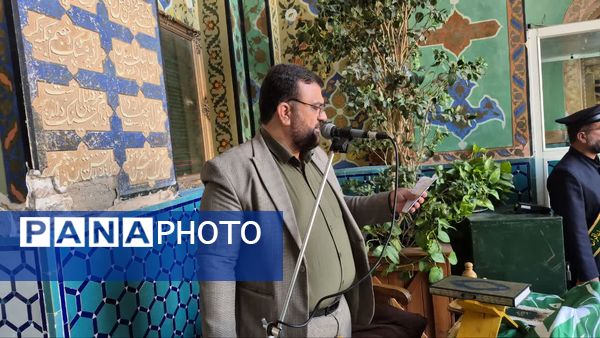 مراسم غبارروبی ضریح مطهر حضرت سلطانعلی(ع) همزمان با میلاد پیامبر(ص) و امام صادق(ع) در مشهد اردهال