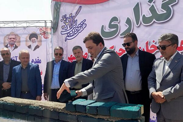 خشت‌گذاری مدرسه در صبا شهر؛ گام مؤثری برای تحول و پیشرفت نظام آموزشی