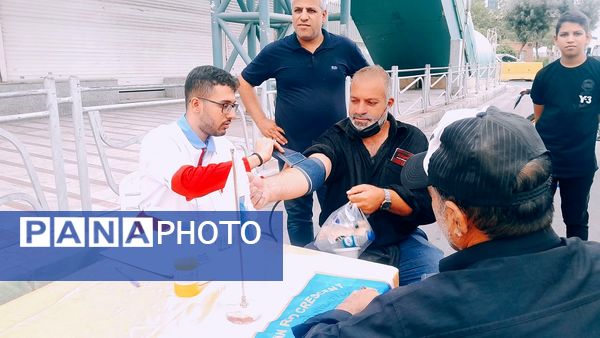 پیاده‌رویی جاماندگان اربعین حسینی در فردیس