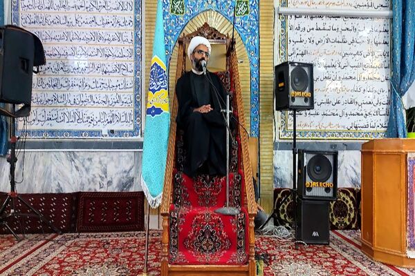 مراسم عزاداری شب تاسوعای حسینی در مسجد جامع شهر بار