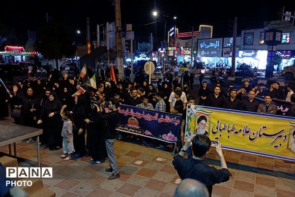حماسه مردم شهید پرور شهرستان ولایتمدار شهید قرچک در موج تجمعات مردمی 