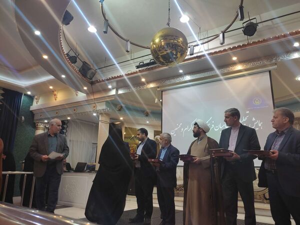 همایش تجلیل از حامیان فرهنگی طرح اکرام ومحسنین شهرستان خلیل آباد 