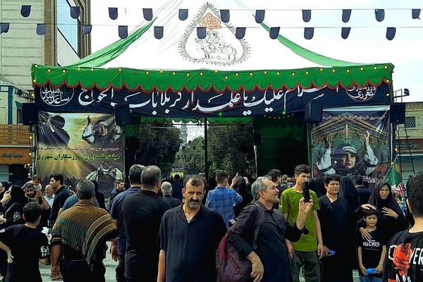 پیاده‌روی پرشور جاماندگان اربعین حسینی در شهرستان ری