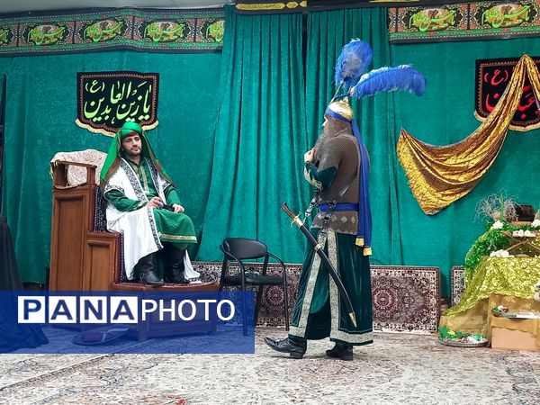 تعزیه‌خوانی تاسوعا در حسینیه موسی بن جعفر (ع)