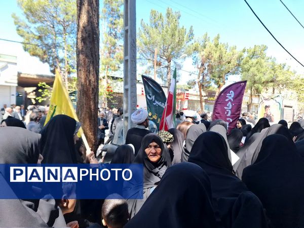 راهپیمایی باشکوه روز جهانی قدس در شهرستان خلیل‌آباد
