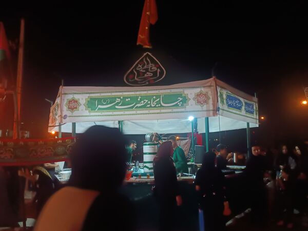 شب هشتم محرم در هیئت الزهرای نیشابور 