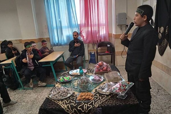 مراسم عزاداری ایام فاطمیه و بزرگداشت شهادت حضرت زهرا (س)  و افتتاح کلاس سایت دبستان شهید نوروزعلی حسینی