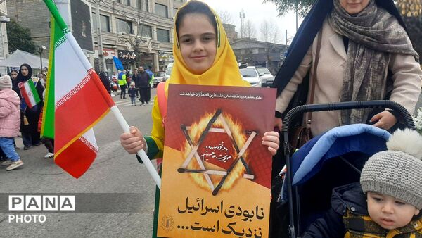 تجمع دانش‌آموزی-فرهنگی در محکومیت جنایات آمریکایی-صهیونی در تالش