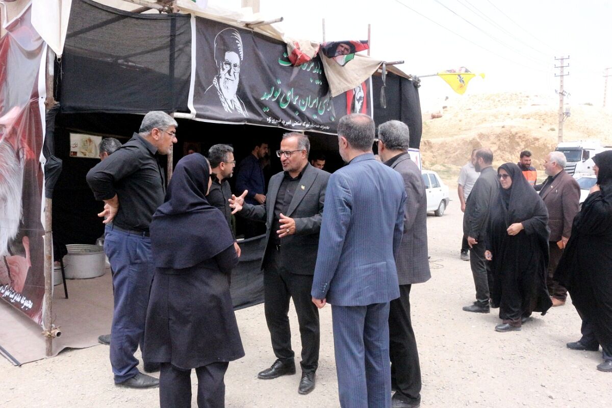 بازدید مسئولان ارشد شهرستان فیروزکوه از موکب و محل اسکان زائران، تأکید بر ارائه خدمات مطلوب به زائران