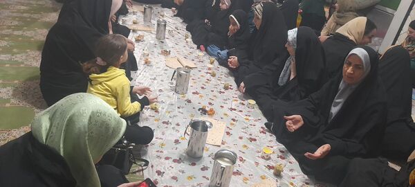 ضیافت الهی در ماه رحمت در روستای مارکده