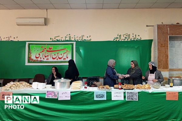 سفره احسان امام حسن مجتبی(ع) دردبستان شهید کلانتری بهارستان‌دو