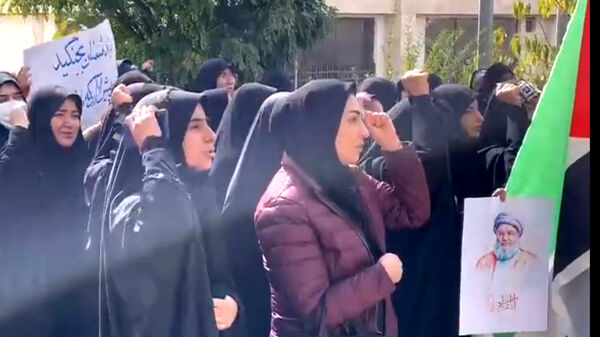 تجمع دانشگاهیان بجنورد در محکومیت جنایت اسرائیل و شهید سید حسن نصرالله