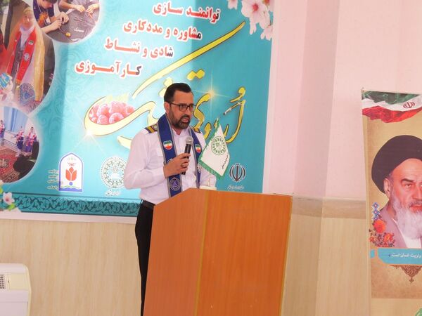 برگزاری اردوی تمشک پسران در اردوگاه شهید چمران بجنورد 