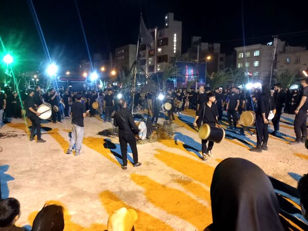 مراسم شام غریبان درناحیه 6 مشهد