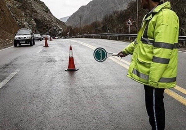 بارش برف و باران در جاده‌های ۸ استان