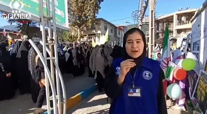 حضور پرشور دانش‌آموزان رامیان در راهپیمایی 13 آبان