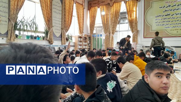 عزاداری شهادت حضرت فاطمه زهرا(س) در دبیرستان ابوریحان یک نیشابور