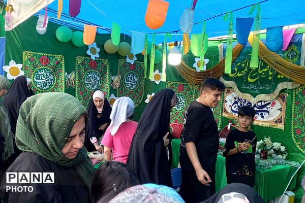 برپایی غرفه های مهدویت، فرهنگی هنری، بهداشت - سلامت، ورزشی و بسیج فرهنگیان در چهاردانگه