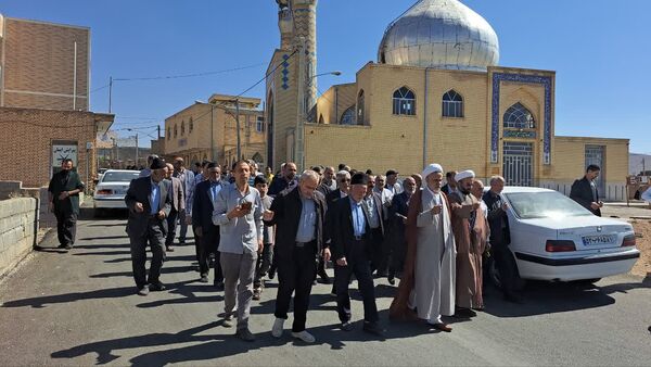 راهپیمایی بشارت نصر در شهر و بخش گندمان 