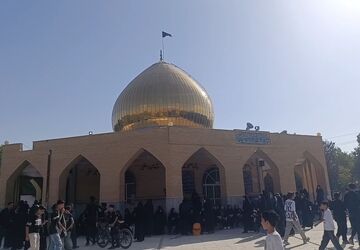 جاماندگان اربعین در امامزاده علی بن احمد