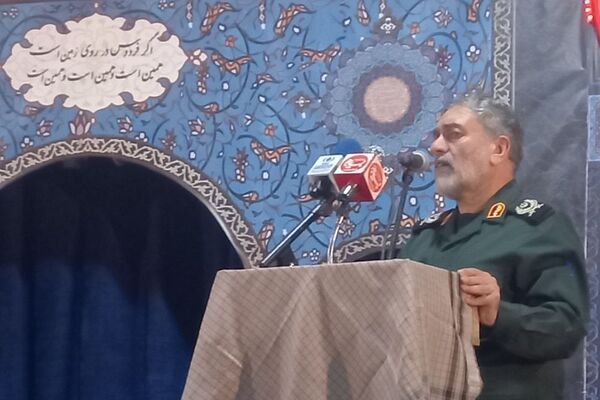 بزرگداشت پنجمین سالگرد شهادت شهید حاج قاسم سلیمانی در مصلی شهر قیامدشت ناحیه یک ری